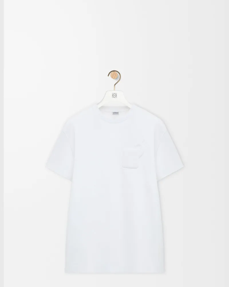 Loewe Relaxed Fit T-shirt In Cotton Size Mujer White