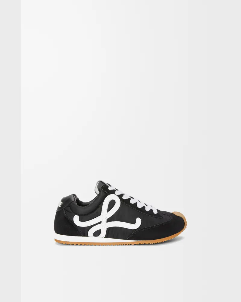 Loewe Ballet Runner 2.0 In Nylon And Leather skin Size Hombre Black
