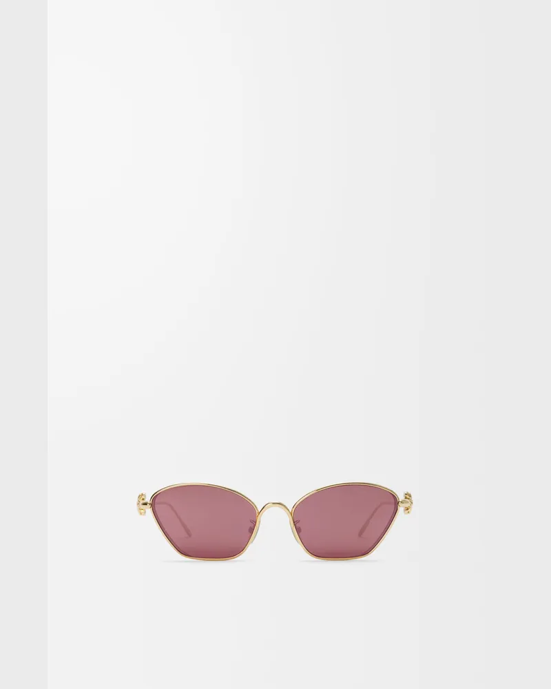 Loewe Anagram Bombé Hexagon Sunglasses Mujer Burgundy