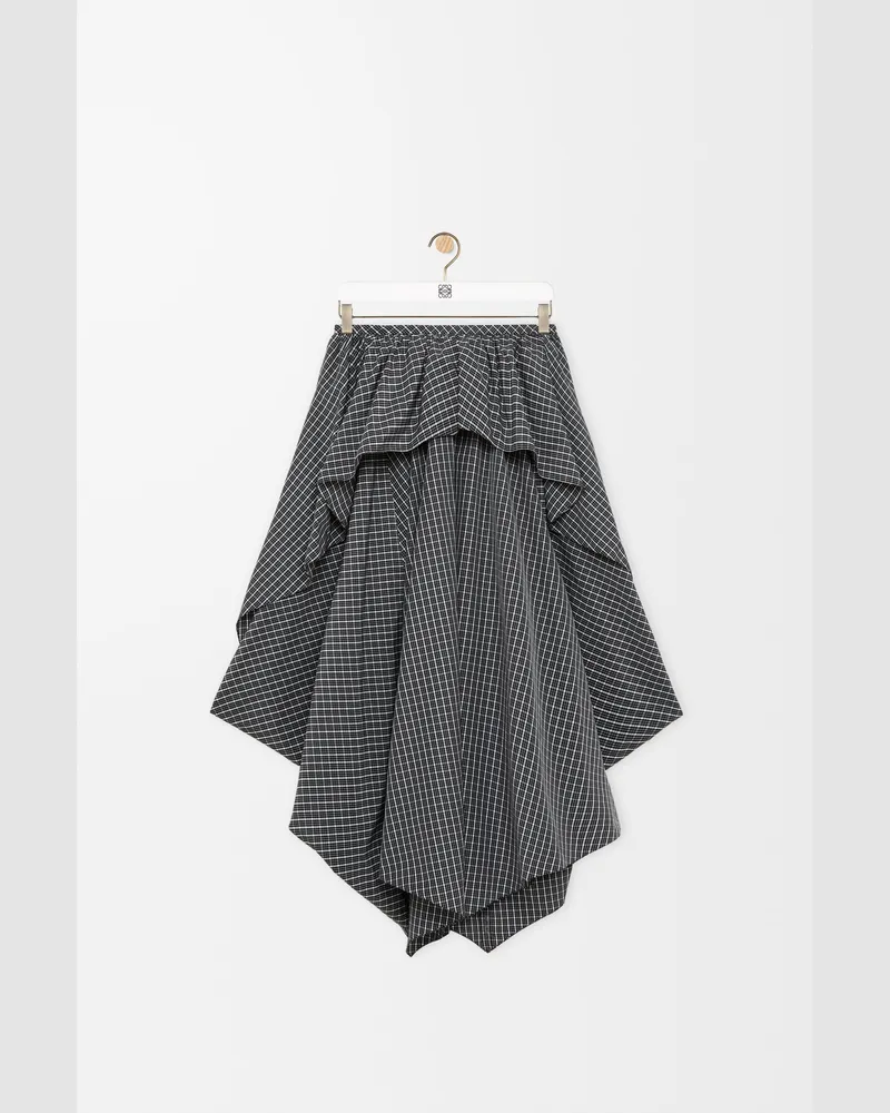Loewe Skirt In Technical Cotton Size Mujer Black