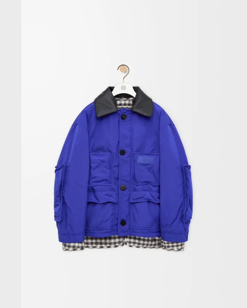 Loewe Jacket In Technical Shell Size Hombre Blue