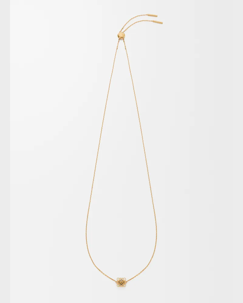 Loewe Anagram Bombé Necklace Mujer Gold