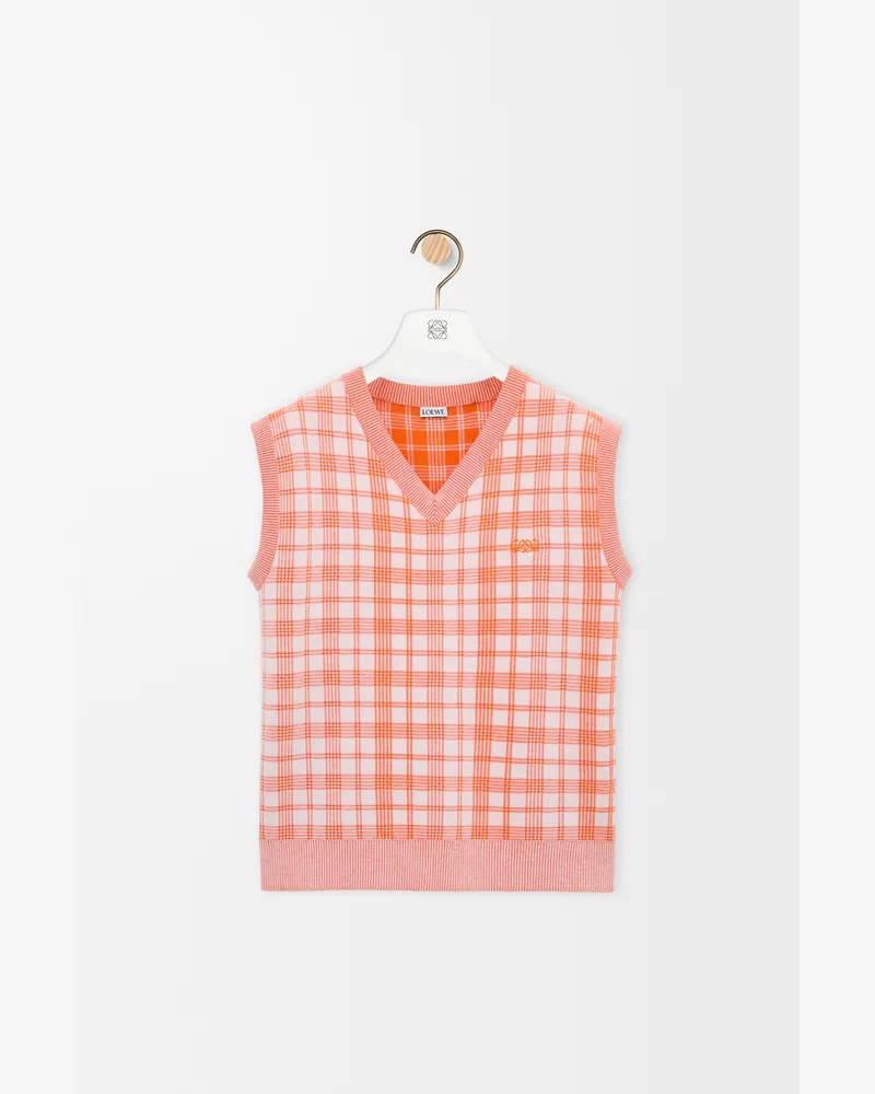 Loewe Vest In Wool Size Hombre White