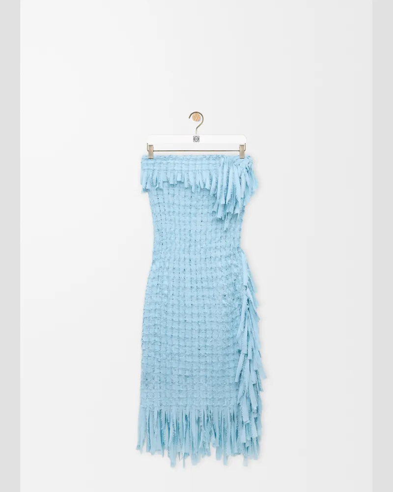 Loewe Dress In Silk Size Mujer Light