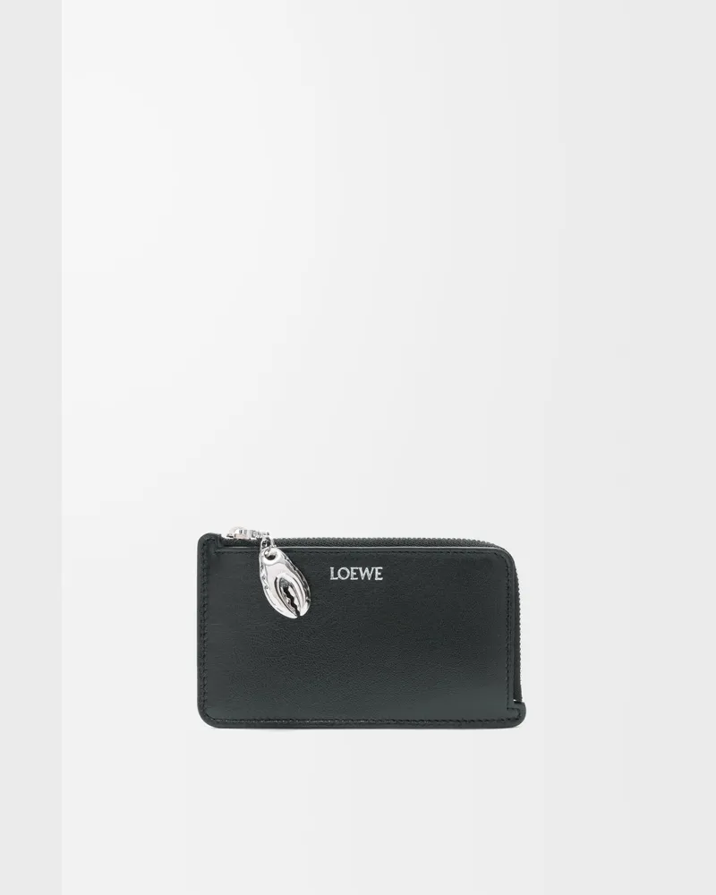 Loewe Claw Coin Cardholder In Glossy Lambskin Mujer Black
