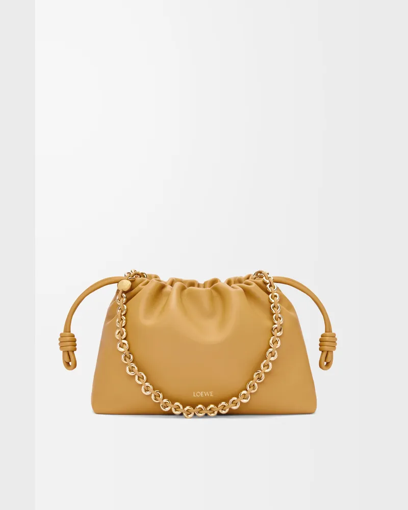 Loewe Medium Flamenco Purse In Mellow Nappa Lambskin Mujer Sahara