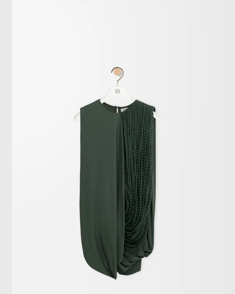 Loewe Embellished Top In Viscose Size Mujer Khaki