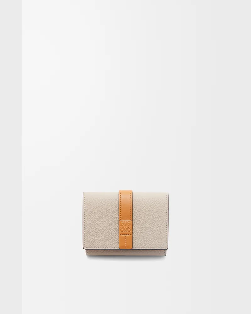 Loewe Trifold Wallet In Soft Grained Leather skin Mujer Light