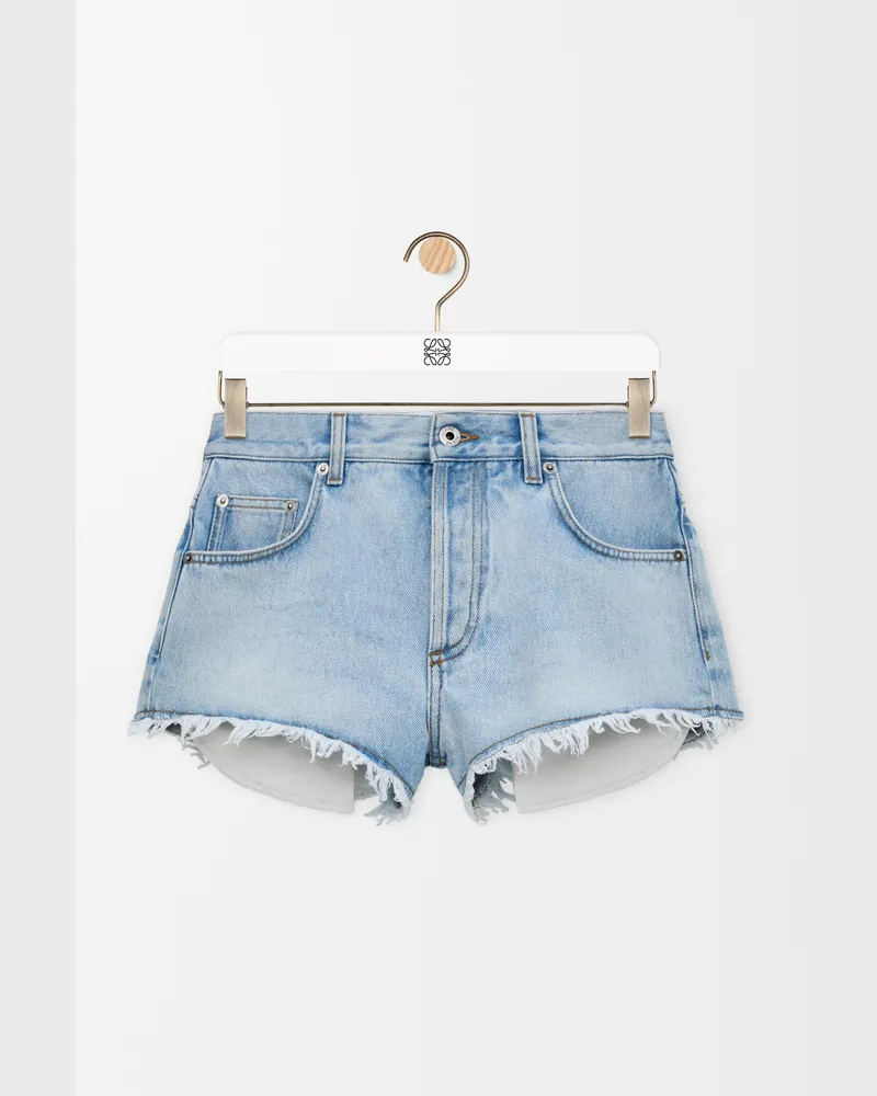 Loewe Shorts In Denim Size Mujer Washed