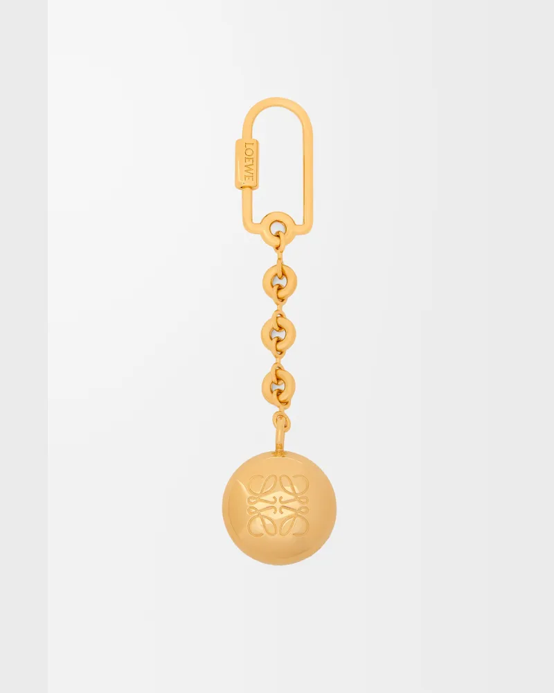 Loewe Pebble Keyring Mujer Gold