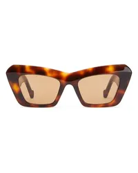 Loewe Luxury Cateye sunglasses in acetate Brown