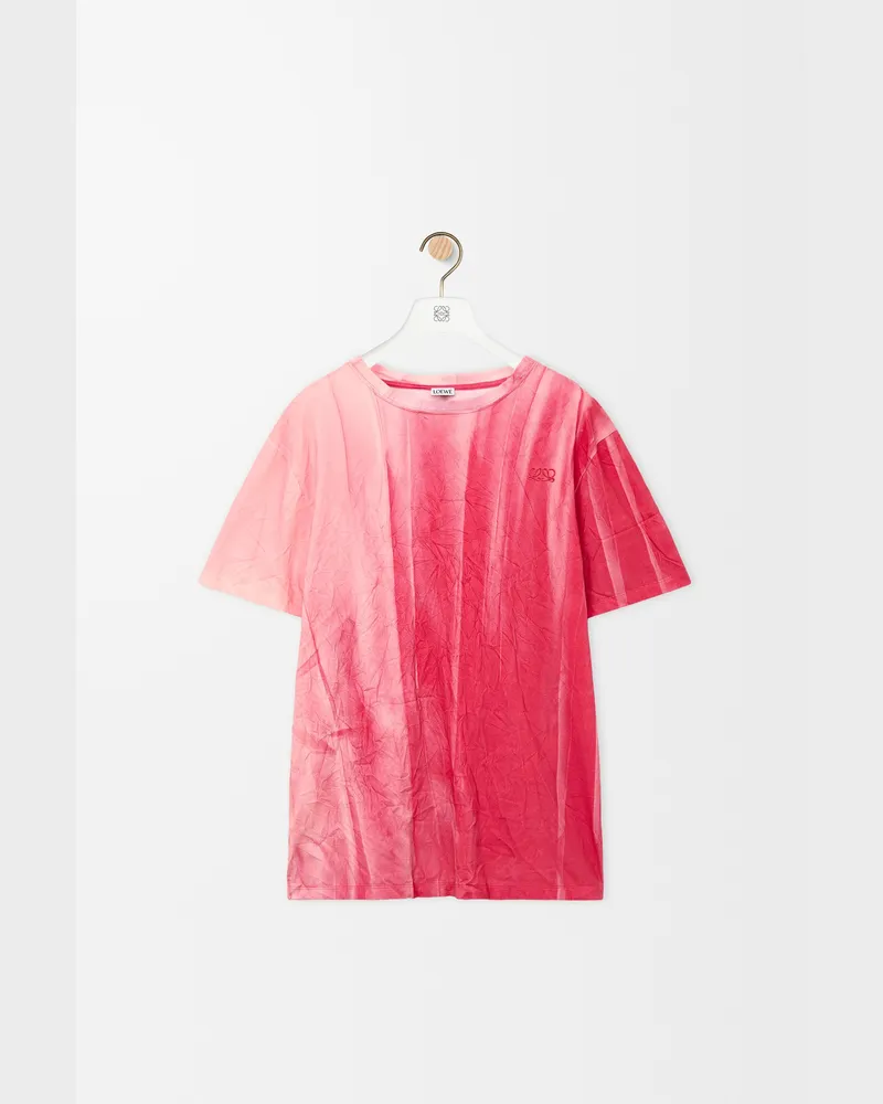 Loewe T-shirt In Technical Cotton Size Mujer Red