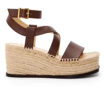 Luxury Petal espadrille sandal in calfskin