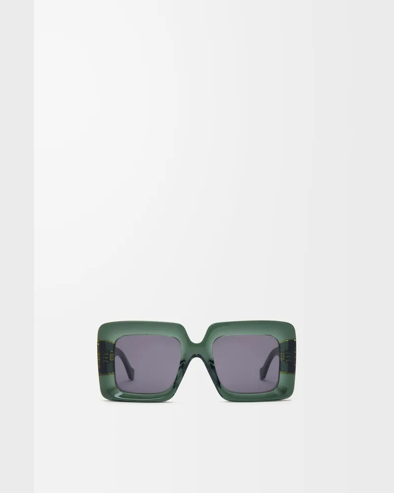 Loewe Beveled Square Maxi Anagram Sunglasses Mujer Dark