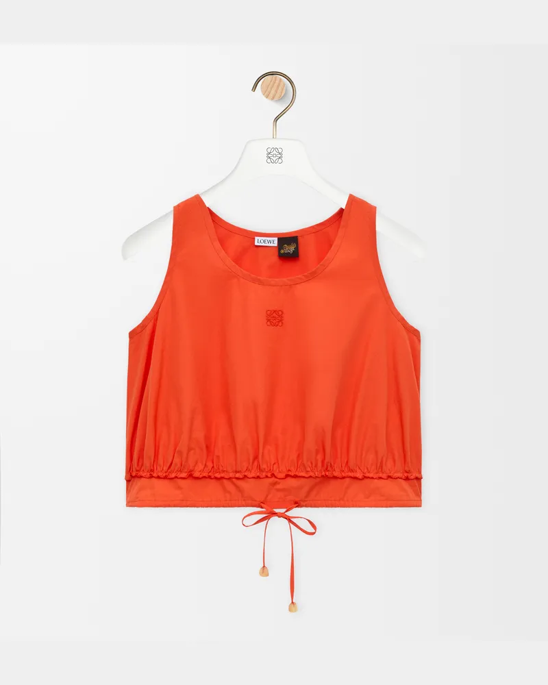 Loewe Top In Cotton Size Mujer Orange