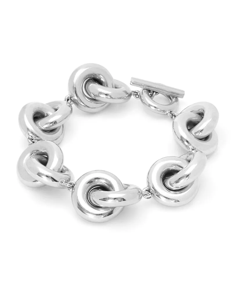 Loewe Luxury Donut link bracelet in sterling silver Silver