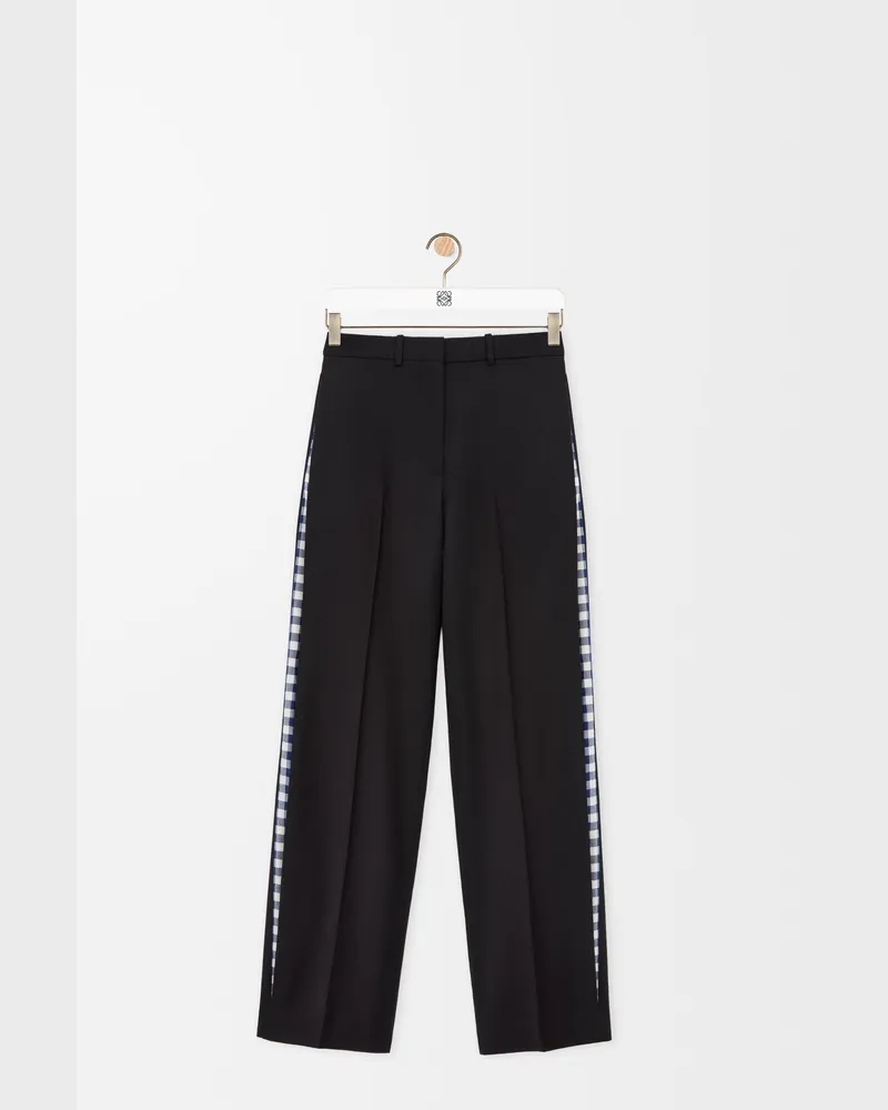 Loewe Trousers In Wool Size Mujer Black