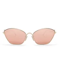 Loewe Luxury Anagram hexagonal sunglasses Rose