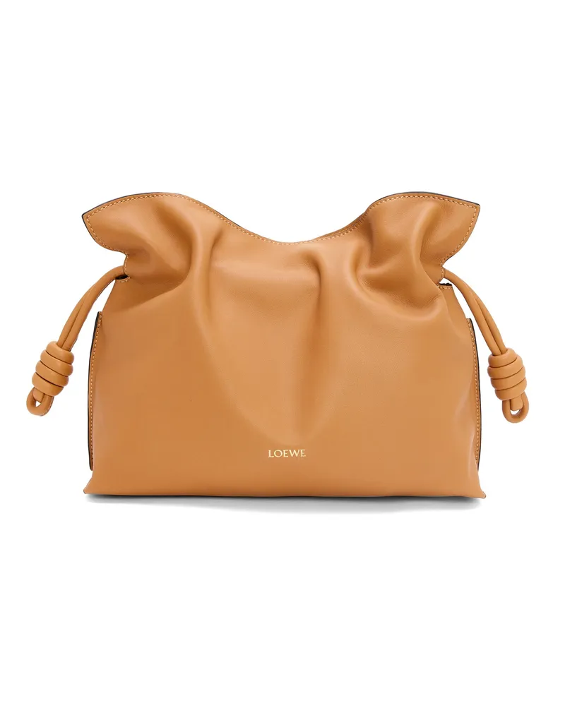 Loewe Luxury Medium Flamenco clutch in nappa calfskin Warm