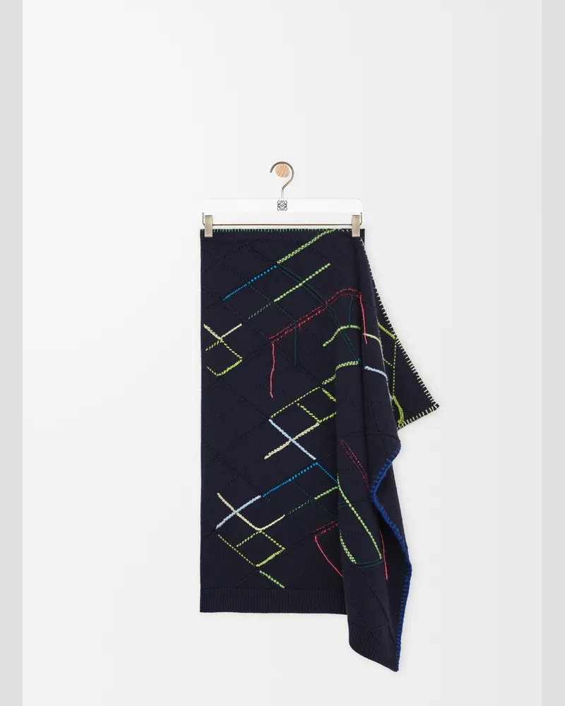 Loewe Skirt In Wool Size Mujer Dark