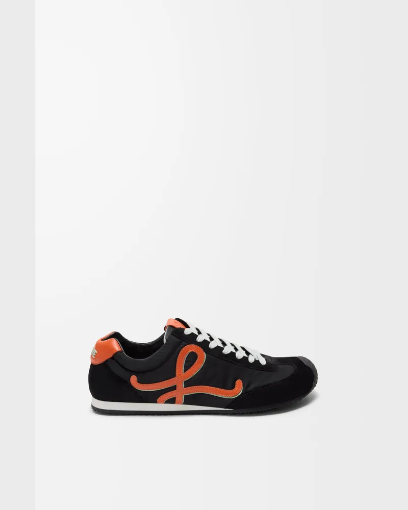 Loewe Ballet Runner 2.0 In Nylon And Leather skin Size Hombre Black