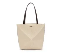 Luxury Puzzle Fold tote in cotton jacquard