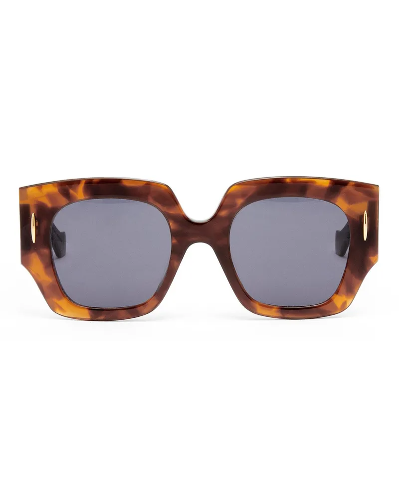 Loewe Luxury Square Screen sunglasses in acetate Havana