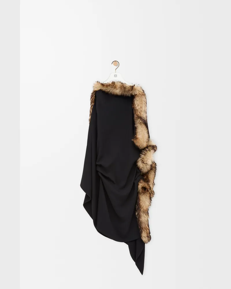 Loewe Dress In Viscose Blend Size Mujer Black
