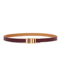 Loewe Luxury  graphic belt in classic calfskin Dark