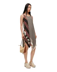 Loewe Luxury Tank dress in crinkled habotai Light