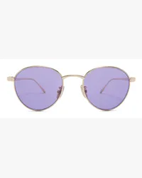 Loewe Luxury Groove Round sunglasses Purple