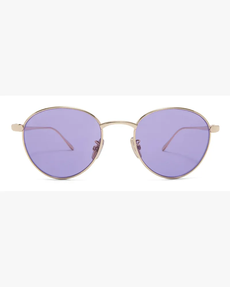 Loewe Luxury Groove Round sunglasses Purple