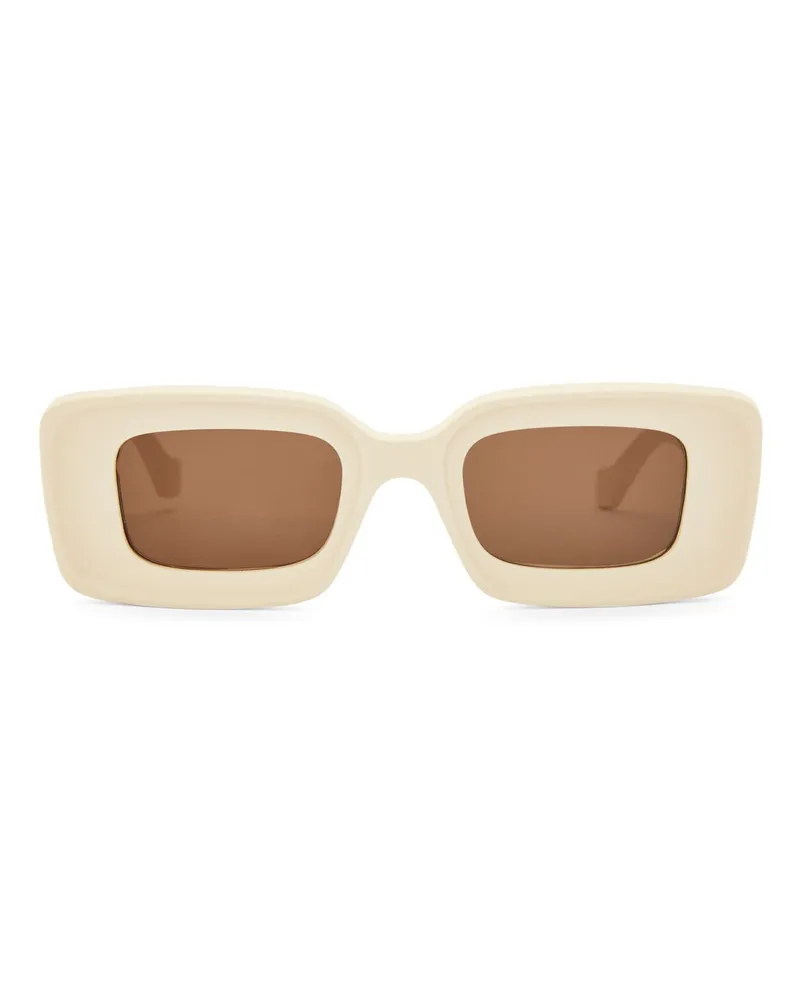 Loewe Luxury Rectangular sunglasses Ivory