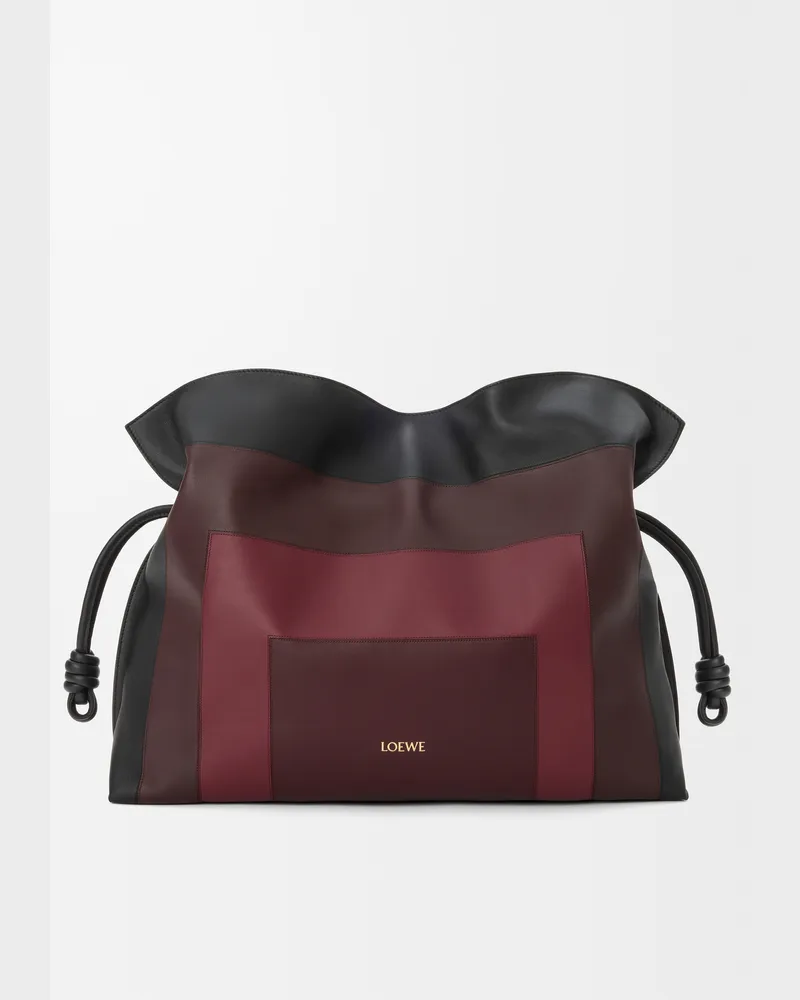 Loewe Xl Flamenco Clutch In Nappa Leather skin Mujer Black