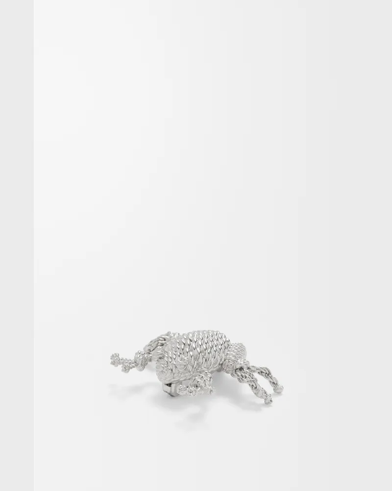 Loewe Frog Brooch Mujer Silver
