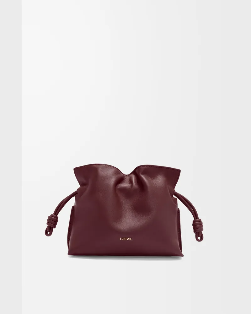 Loewe Mini Flamenco Clutch In Nappa Leather skin Mujer Dark
