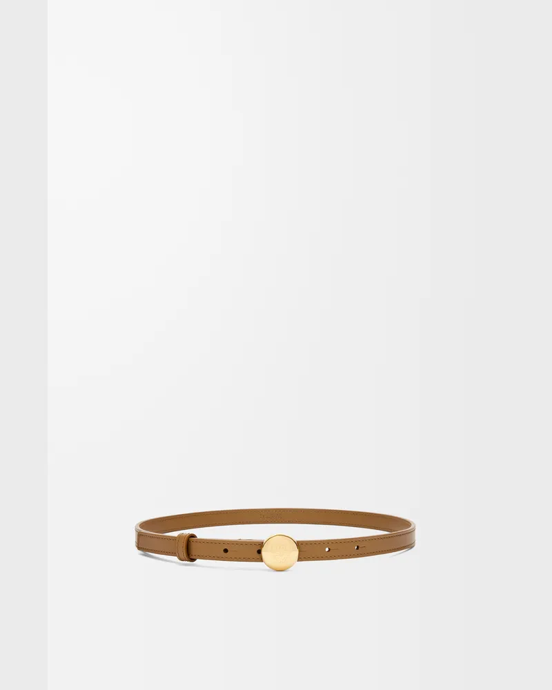Loewe Pebble Belt In Leather skin Size Mujer Oak