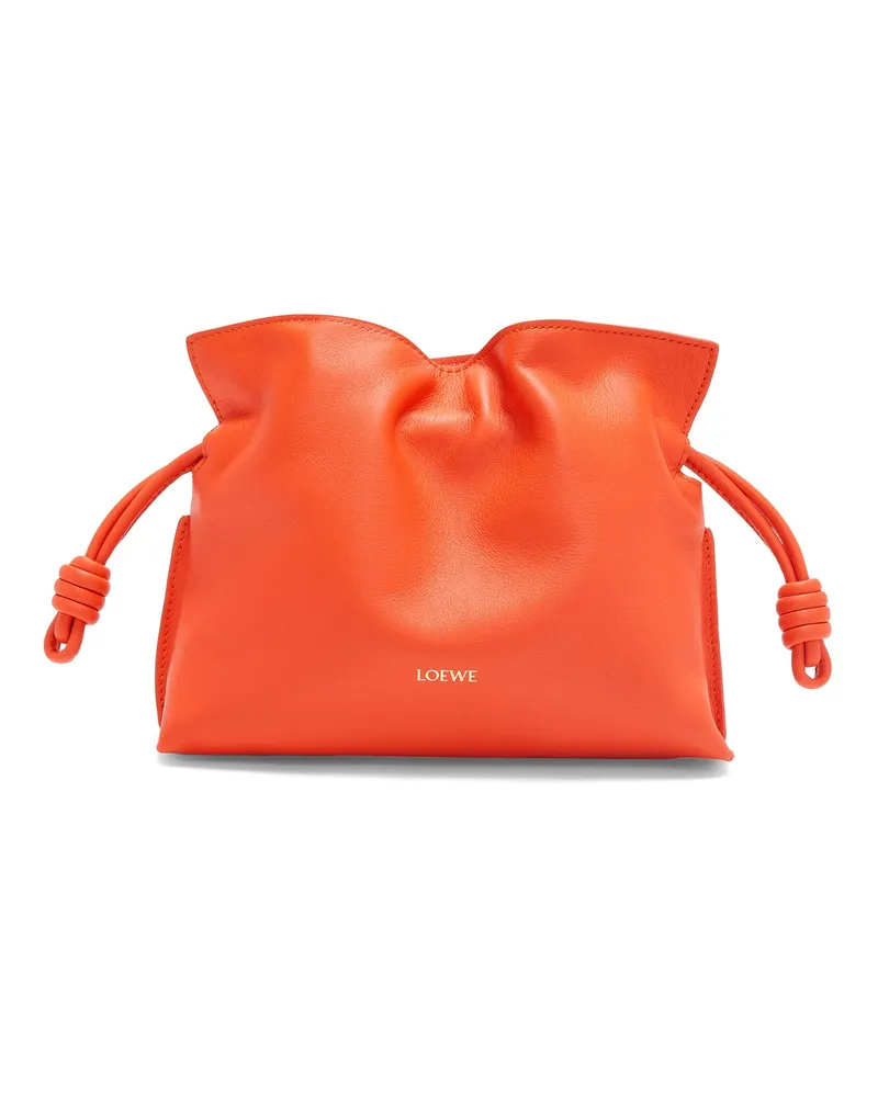 Loewe Luxury Mini Flamenco clutch in nappa calfskin Vivid