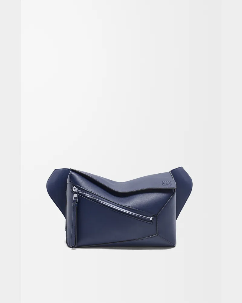 Loewe Small Puzzle Bumbag In Leather skin Hombre Abyss