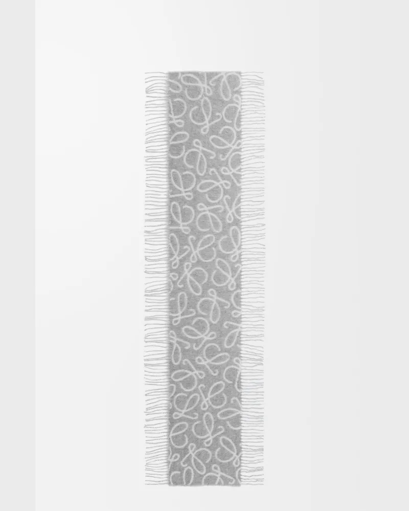 Loewe Scarf In Alpaca And Wool Mujer Light