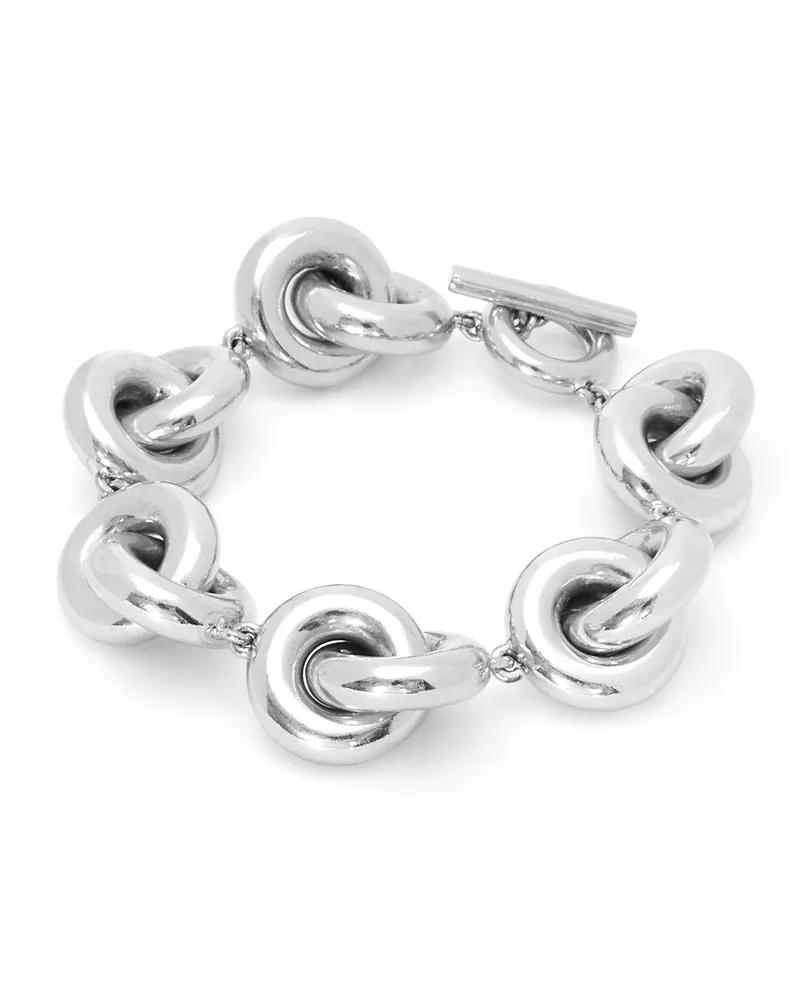 Loewe Luxury Donut link bracelet in sterling silver Silver