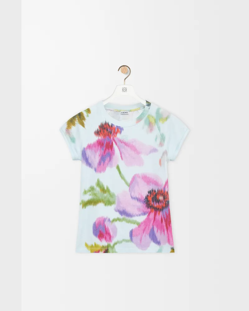 Loewe Small Fit T-shirt In Cotton Blend Size Mujer Light