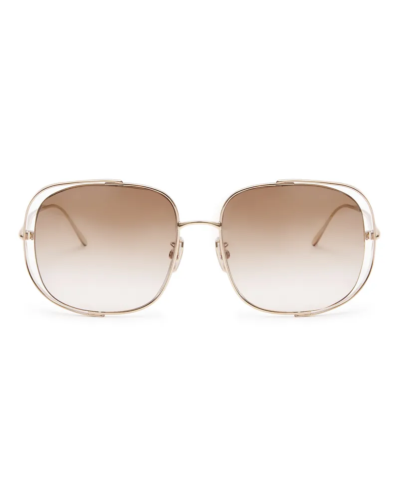 Loewe Luxury Cutout Square sunglasses Gradient