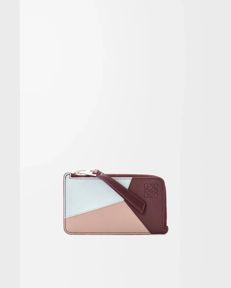 Loewe Puzzle Coin Cardholder In Leather skin Mujer Frozen