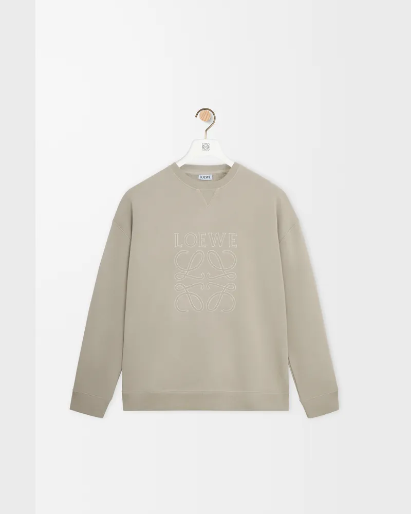 Loewe Regular Fit Sweatshirt In Cotton Size Hombre Dark