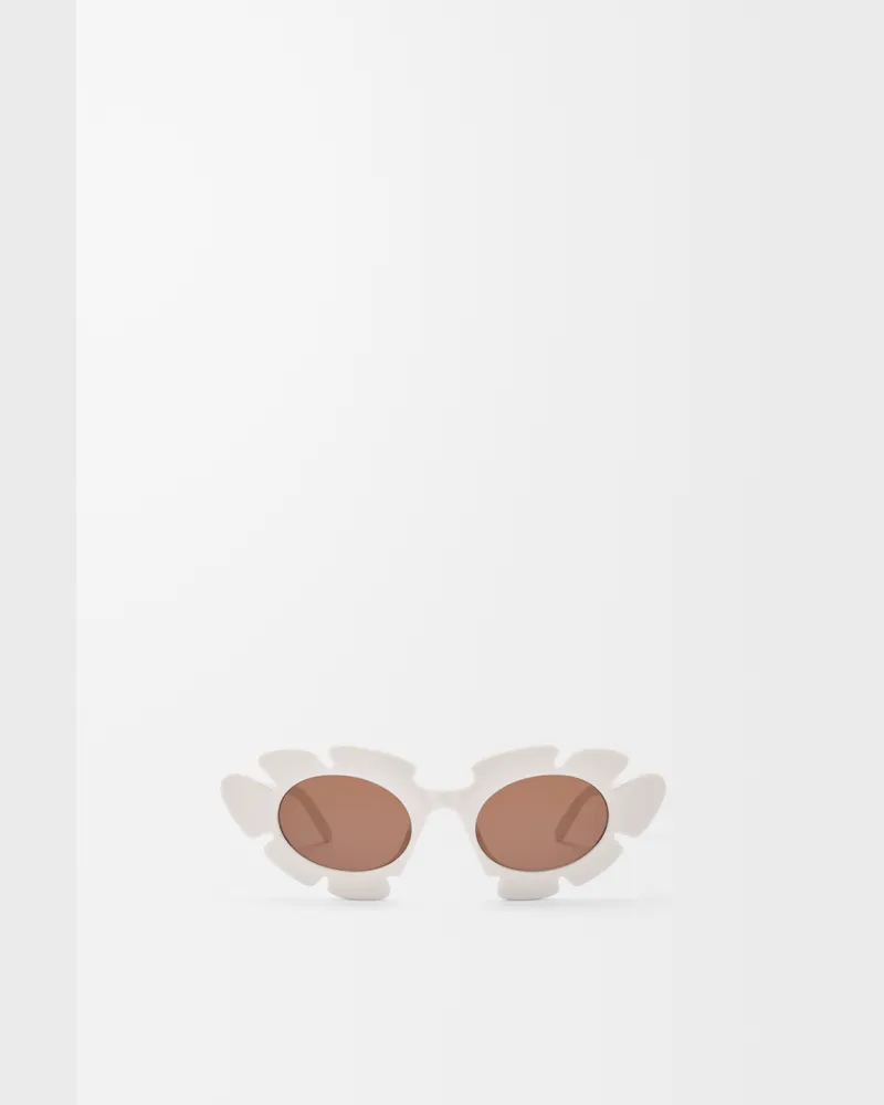 Loewe Flower Sunglasses Mujer Ivory