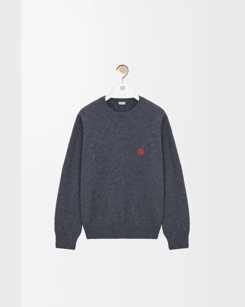 Loewe Sweater In Wool Size Hombre Grey