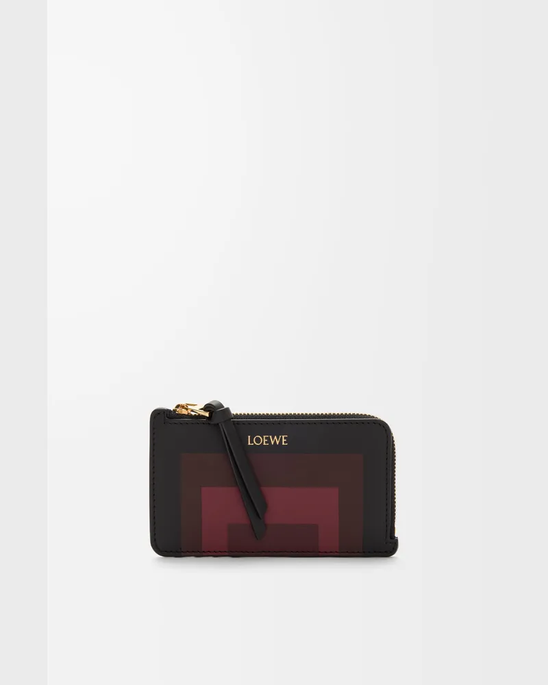 Loewe Coin Cardholder In Nappa Leather skin Mujer Black