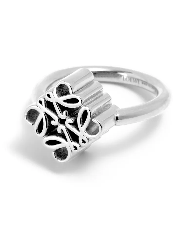 Loewe Luxury Single Anagram ring in sterling silver Silver