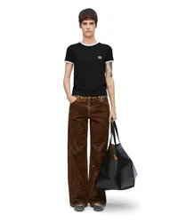 Loewe Luxury Slim fit T-shirt in cotton Black